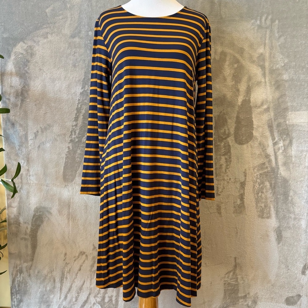 Old Navy Jersey Slinky Stretch Lightweight Long Sleeve Dress Sz M